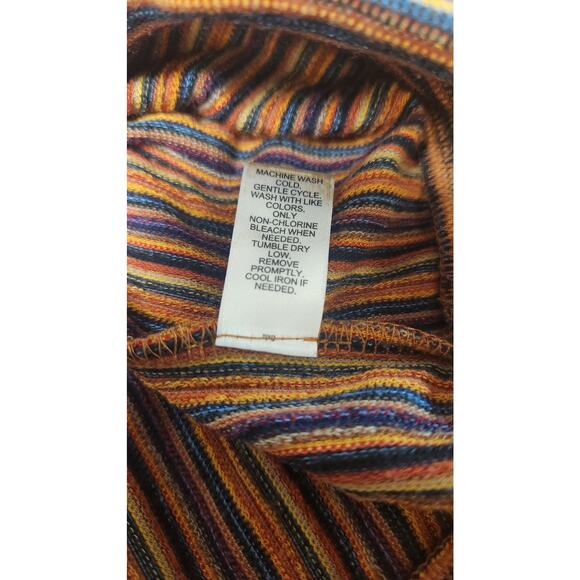 Cato Est 1946 Stripped Top Womens 14 16 Wide Feminine Harvest Fall Autumn - Picture 14 of 14